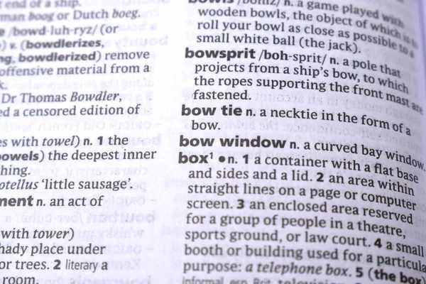 İngilizce Sözlük Sayfasını Kelimeyle Kapat - Baş Pencere