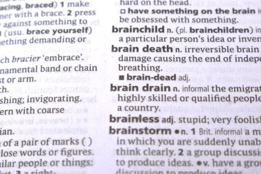 İngilizce Sözlük Sayfasını Sözcükle Kapat - Beyin göçü