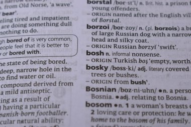 İngilizce Sözlük Sayfasını Kelimeyle Kapat - Bosky