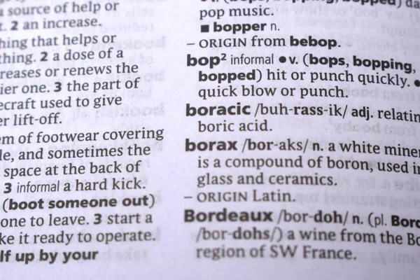 İngilizce Sözlük Sayfasını Sözcükle Kapat - Sıkıcı