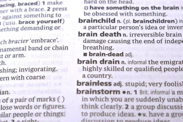 İngilizce Sözlük Sayfasını Sözcükle Kapat - Beyin göçü