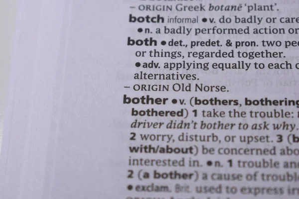 İngilizce Sözlük Sayfasını Sözcükle Kapat - Rahatsız