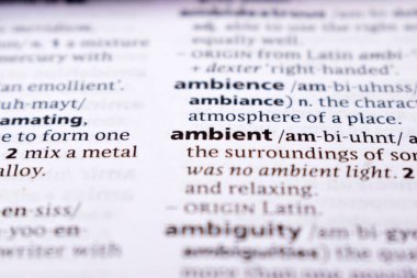 İngilizce Sözlük Sayfasını Kelimeyle Kapat - ortam