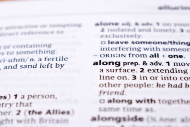 İngilizce Sözlük Sayfası - Yalnız Sözcükle Kapat