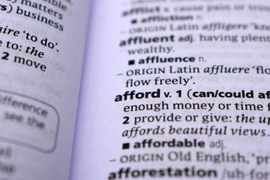 İngilizce Tanımlama Sözlüğü Yazdırılmış Kelimenin Kapalı Sayfası