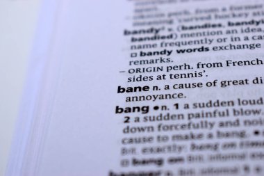 İngilizce Sözlük Sayfası - Felaket Sözcüğüyle Kapat