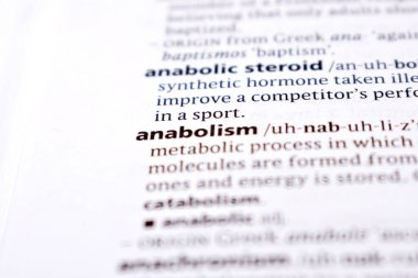 İngilizce Sözlük Sayfasını Kelimeyle Kapat - Anabolizma