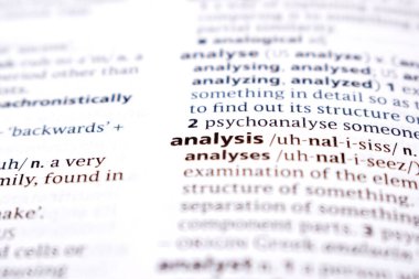 İngilizce Sözlük Sayfasını Sözcükle Kapat - Analiz