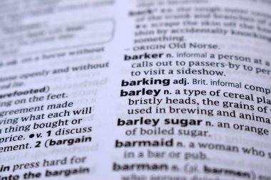 İngilizce Sözlük Sayfasını Kelimeyle Kapat - Arpa