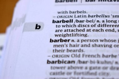 İngilizce Sözlük Sayfası - Berber Sözcüğüyle Kapat