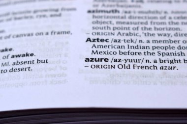 İngilizce Tanımlama Sözlüğü Sayfası - gök mavisinin Yazılı Sözcüğünün Kapalı Sayfası