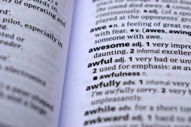 İngilizce Sözlük Sayfası Berbat Kelimesi ile Kapat