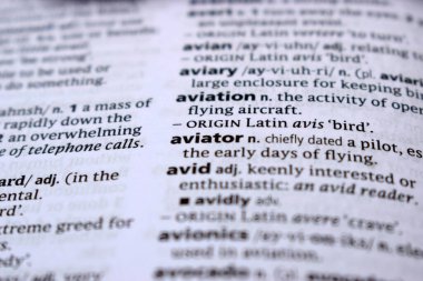 İngilizce Tanımlama Sözlüğü - Havacının Yazılı Kelimesinin Kapanışı