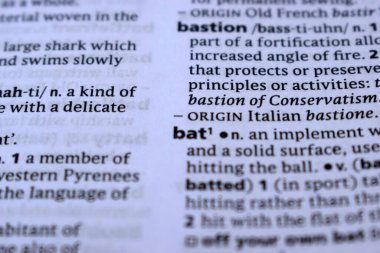 İngilizce Sözlük Sayfasını Kelimeyle Kapat - Yarasa