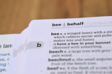 İngilizce Sözlük Sayfasını Kelimeyle Kapat - arı