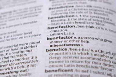 İngilizce Sözlük Sayfası Hayırsever Sözüyle Kapat