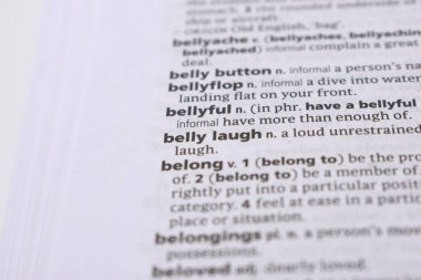 İngilizce Sözlük Sayfasını Kelimeyle Kapat - göbekli