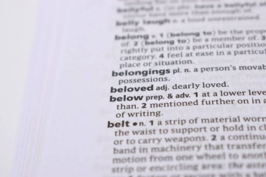 İngilizce Sözlük Sayfası Sevgili Sözüyle Kapat