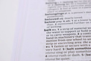 İngilizce Sözlük Sayfasını Sözcükle Kapat - Kemer