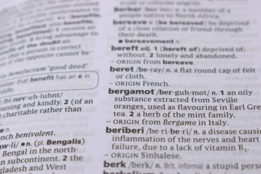 - bergamot kelimesinin İngilizce Tanımlama Sözlüğü Sayfasını Kapat