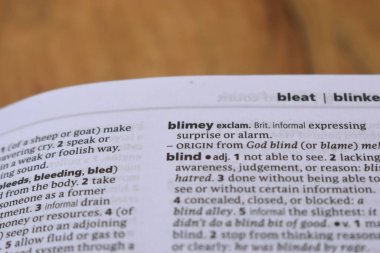 İngilizce Sözlük Sayfası - blimey Sözcüğüyle Kapat