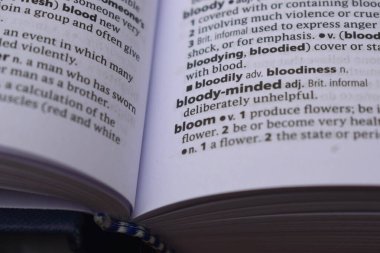 İngilizce Sözlük Sayfasını Sözcükle Kapat - kanlı zihinli