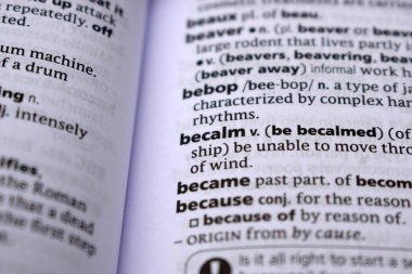 İngilizce Tanımlama Sözlüğü Sayfası - sükunetin Yazılmış Sözcüğünün Kapanışı