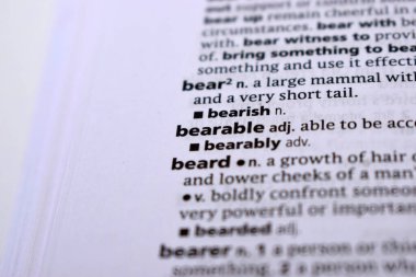 İngilizce Sözlük Sayfasını Kelimeyle Kapat - katlanılabilir