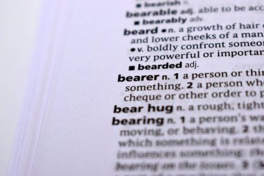 İngilizce Sözlük Sayfasını Kelimeyle Kapat - Taşıyıcı