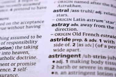 İngilizce Tanımlama Sözlüğü Sayfası Yanlış Yazılmış Kelimenin Kapalı Sayfası