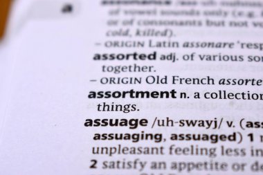 İngilizce Sözlük Sayfasını Sözcükle Kapat - Çeşit çeşit