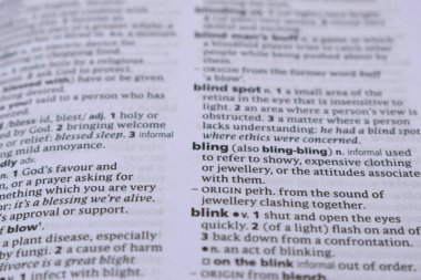 İngilizce Sözlük Sayfası Mücevher Sözcüğüyle Kapat