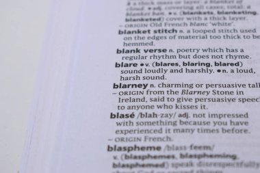 İngilizce Sözlük Sayfasını Kelimeyle Kapat - blarney