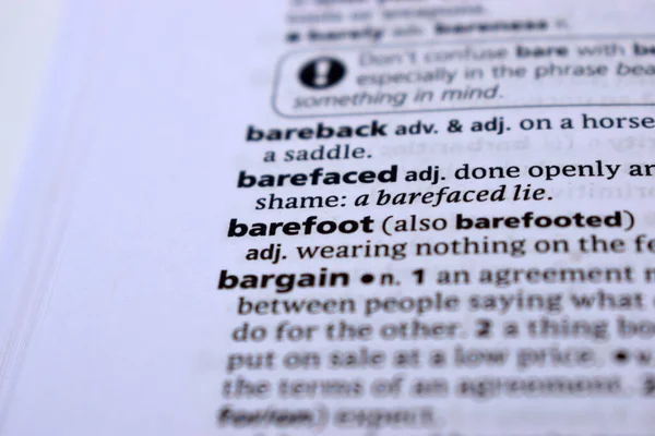 İngilizce Sözlük Sayfasını Kelimeyle Kapat - Yalınayak