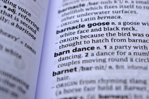 İngilizce Sözlük Sayfasını Kelimeyle Kapat - Ambar Dansı