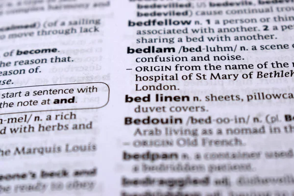 İngilizce Sözlük Sayfasını Kelimeyle Kapat - cümbüş