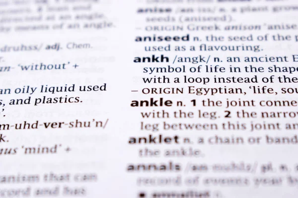 İngilizce Sözlük Sayfasını Kelimeyle Kapat - Bilek