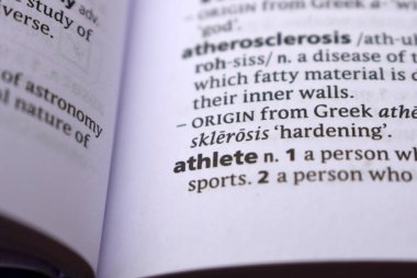 İngilizce Sözlük Sayfası - Sporcunun Sözüyle Kapat