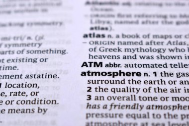 İngilizce Sözlük Sayfasını Kelimeyle Kapat - ATM