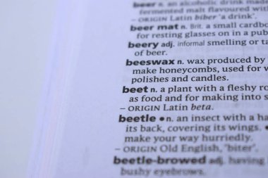 İngilizce Sözlük Sayfasını Kelimeyle Kapat - Pancar