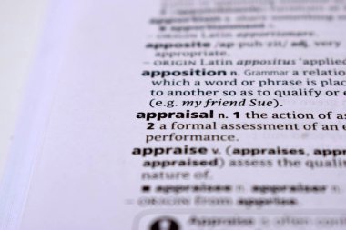 İngilizce Sözlük Sayfasını Kelimeyle Kapat - apprasal