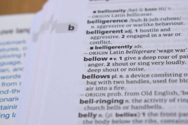 İngilizce Sözlük Sayfasını Kelimeyle Kapat - geğir