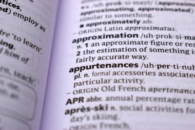 İngilizce Sözlük Sayfası Kaygılar Sözcüğüyle Kapat