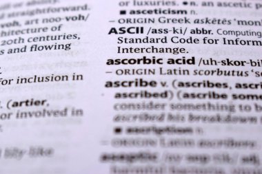 İngilizce Sözlük Sayfası - ascobik asit sözcüğüyle Kapat