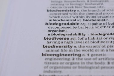 İngilizce Tanımlama Sözlüğü - Biyolojik Çözünürlük Sözcüğünün Yazılı Sayfasını Kapat