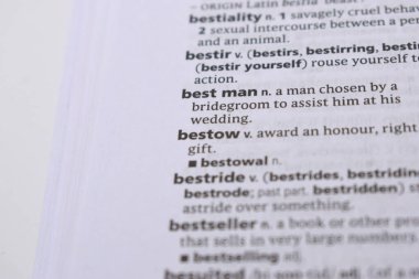 İngilizce Tanımlama Sözlüğü Sağdıç Sözcüğünün Yazılı Sözcüğünün Sayfasını Kapat