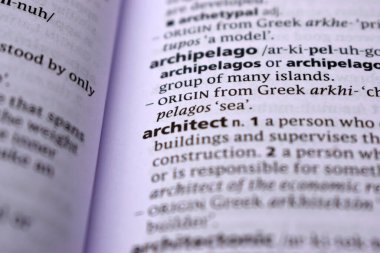 İngilizce Sözlük Sayfası - Mimarın Sözüyle Kapat