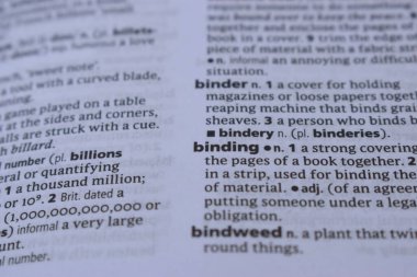 İngilizce Sözlük Sayfasını Kelimeyle Kapat - bağlayıcı