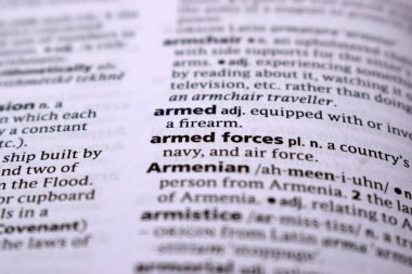 İngilizce Sözlük Sayfasını Kelimeyle Kapat - armerd kuvvetleri