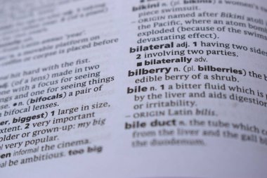 İngilizce Sözlük Sayfasını Kelimeyle Kapat - dut